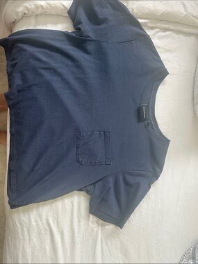 Cropped women’s  Navy Pocket T-Shirt